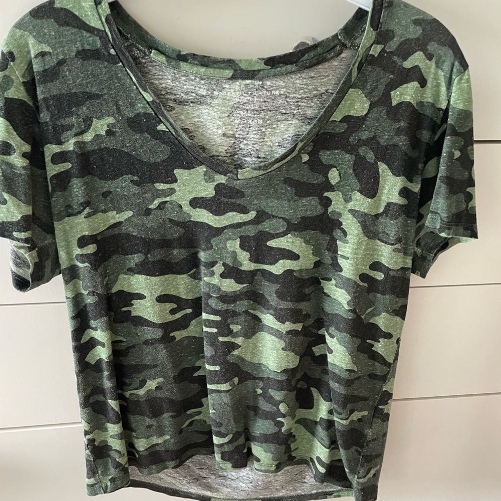 Majestic Filatures V Neck Top